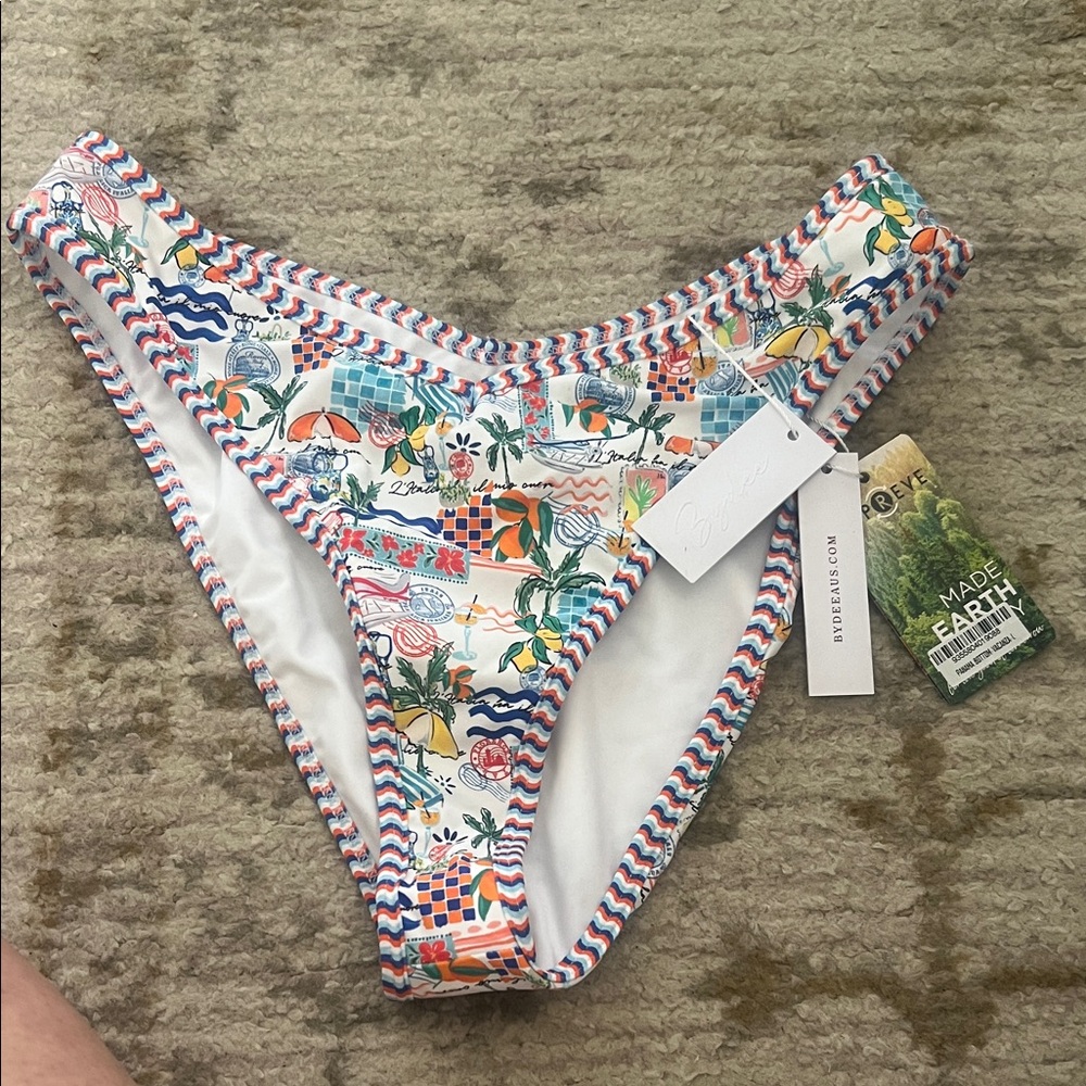 Bydee Brand- Panama Bikini Bottom - Vacanza - size large - new with tags